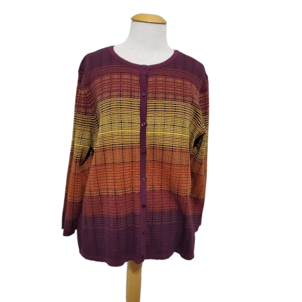 Christopher & Banks Front Button Sweater